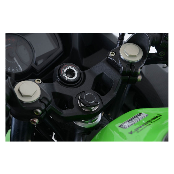 R&G Top Yoke Cap for Kawasaki Ninja 250/400 '18-, Z400/ Z250 '19-, Indian FTR1200S '19- & Honda CRF250 Rally '20- & CRF300L '21- & CRF300 Rally '21- models